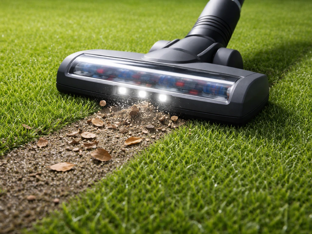 Passer l’aspirateur sur gazon synthétique : méthode et fréquence